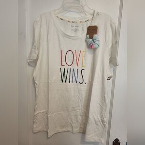 Rae Dunn Love Wins T-shirt Size: XL